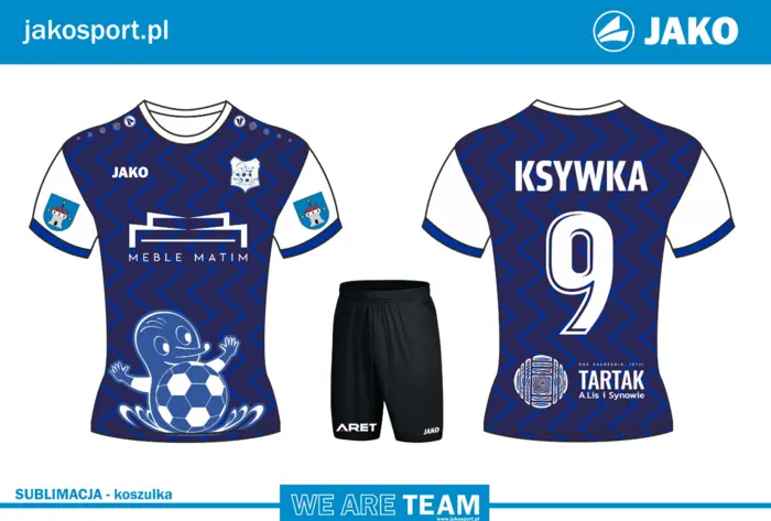 Strój meczowy Akademia Krecika Raszków